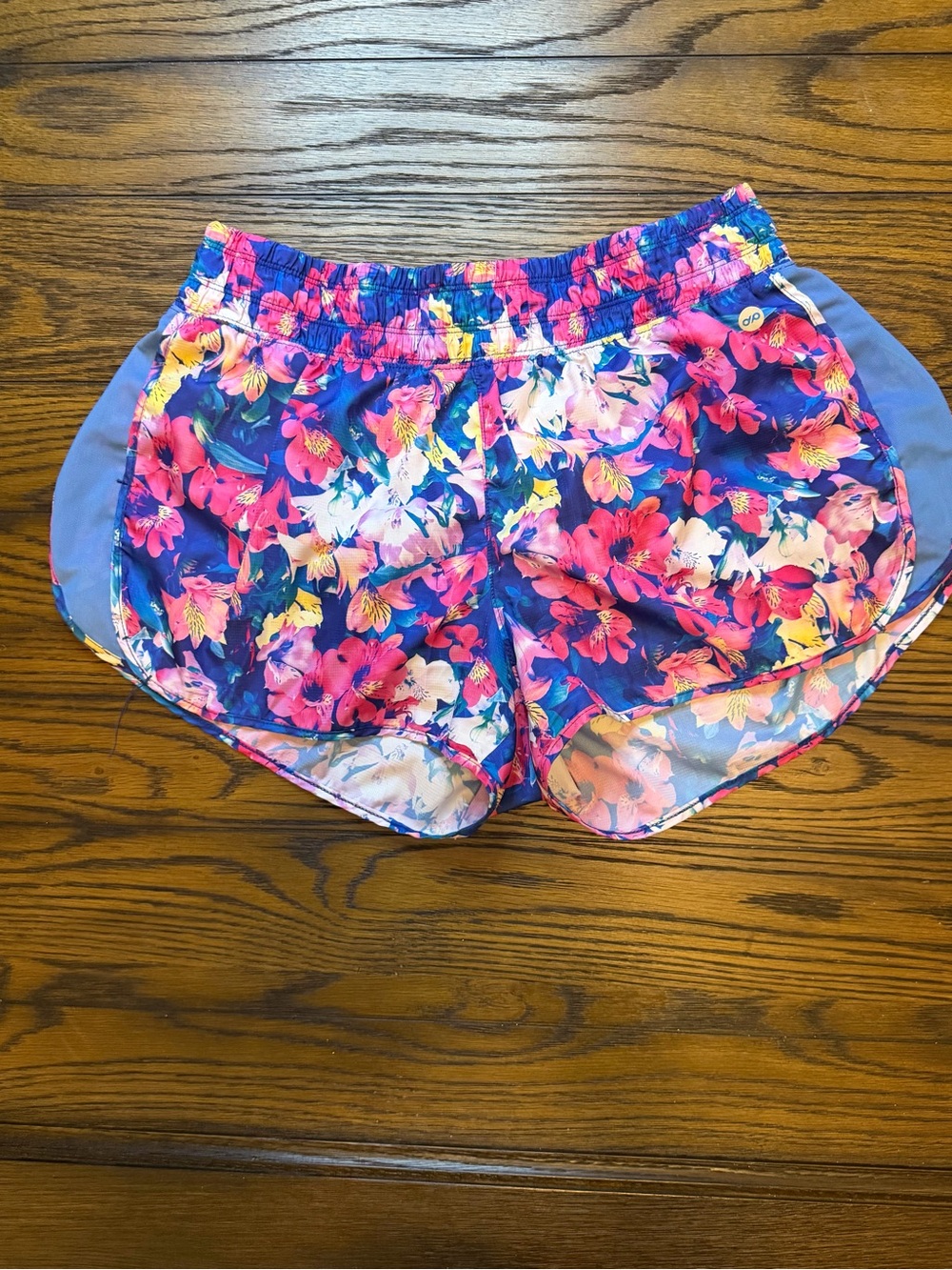 dip Floral Athletic Shorts - Pink & Blue